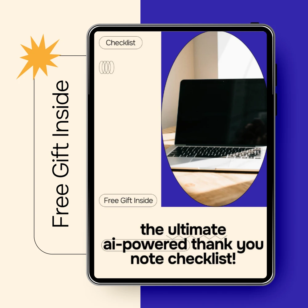 How to Use AI to Write a Thoughtful Thank-You Note